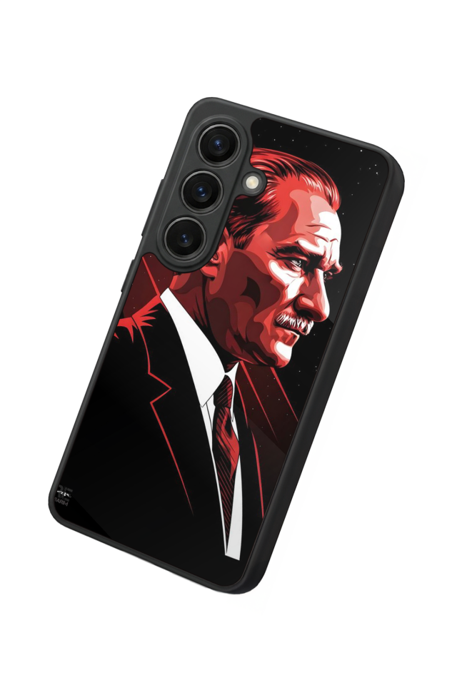 Samsung Galaxy S26 Uyumlu Mustafa Kemal Ataturk Tasarımlı Glossy Premium Kılıf