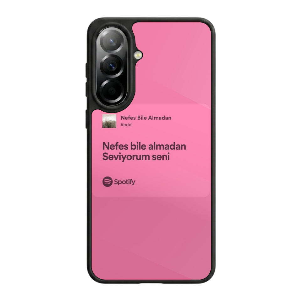 Samsung Galaxy A37 Uyumlu Sarki Sozleri Tasarımlı Glossy Premium Kılıf