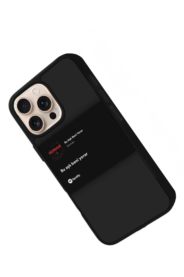 iPhone 14 Pro Uyumlu Sarki Sozleri Tasarımlı Glossy Premium Kılıf