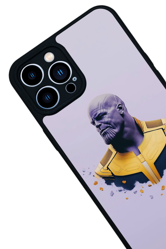 iPhone 12 Pro Max Uyumlu Thanos Tasarımlı Glossy Premium Kılıf