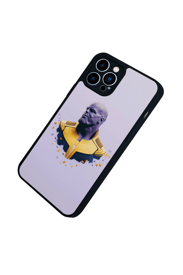 iPhone 12 Pro Max Uyumlu Thanos Tasarımlı Glossy Premium Kılıf