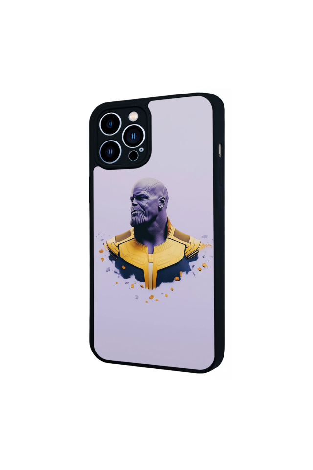 iPhone 12 Pro Max Uyumlu Thanos Tasarımlı Glossy Premium Kılıf