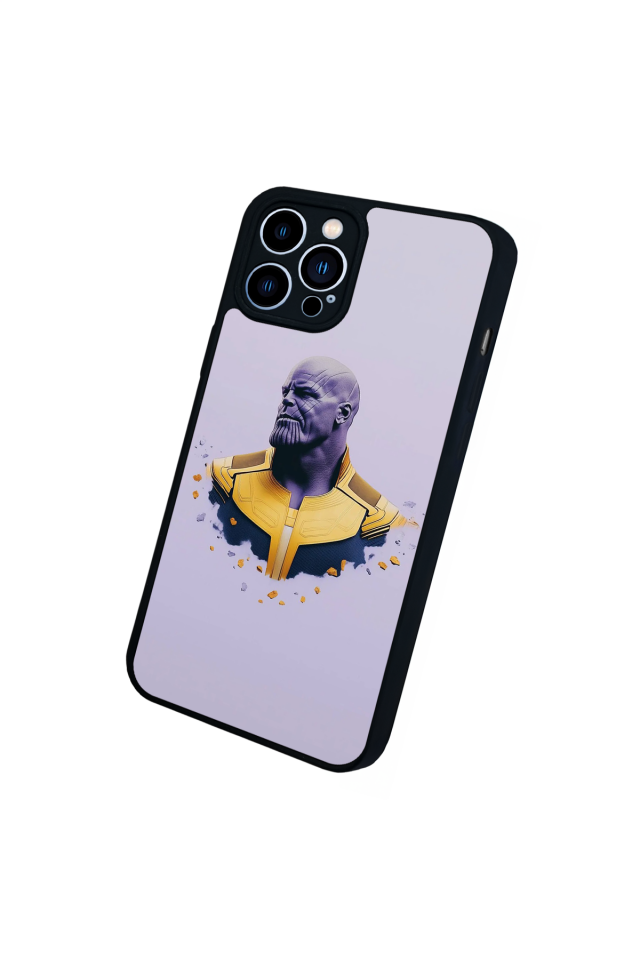 iPhone 12 Pro Max Uyumlu Thanos Tasarımlı Glossy Premium Kılıf