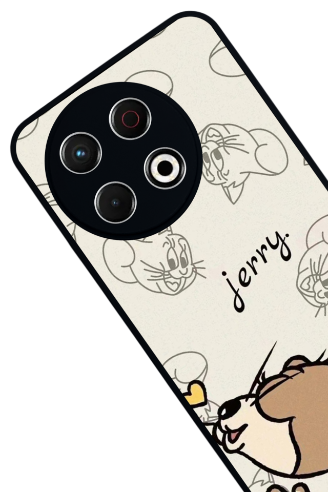 Tecno Spark 30 Pro Uyumlu Tom And Jerry Tasarımlı Glossy Premium Kılıf