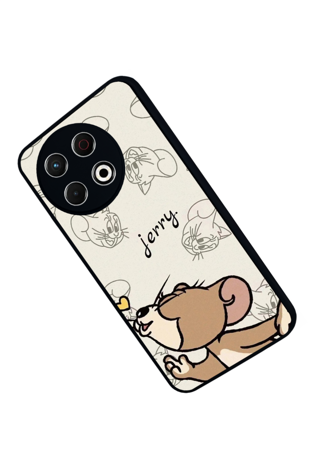 Tecno Spark 30 Pro Uyumlu Tom And Jerry Tasarımlı Glossy Premium Kılıf