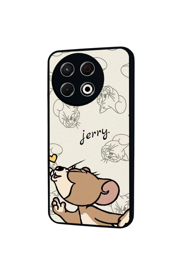 Tecno Spark 30 Pro Uyumlu Tom And Jerry Tasarımlı Glossy Premium Kılıf