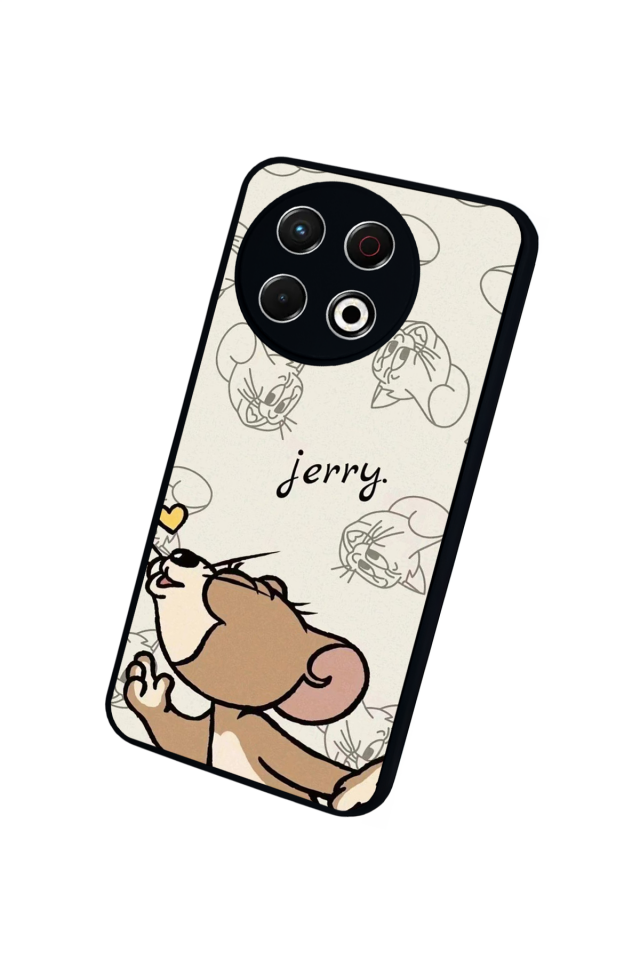 Tecno Spark 30 Pro Uyumlu Tom And Jerry Tasarımlı Glossy Premium Kılıf