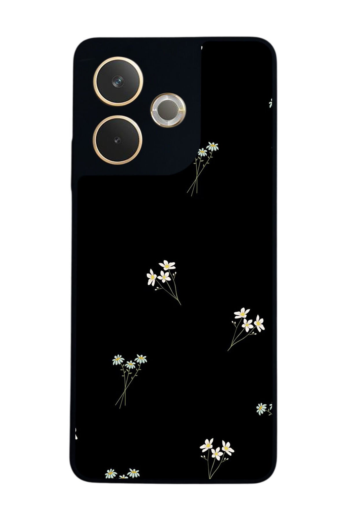 Oppo A5 Pro Uyumlu Cicek Tasarımlı Glossy Premium Kılıf