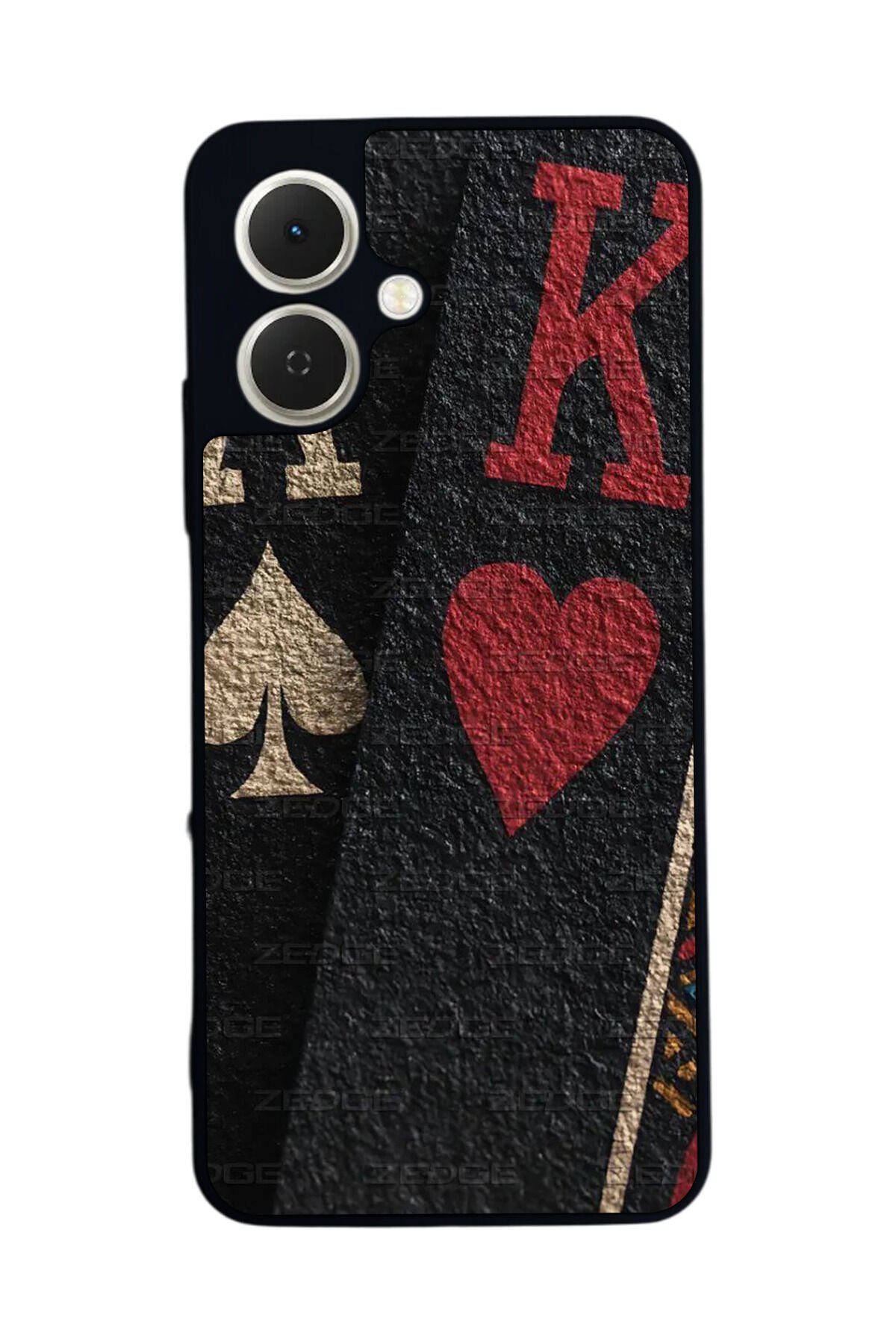 Tecno Spark GO 2 Uyumlu Kart Tasarımlı Glossy Premium Kılıf