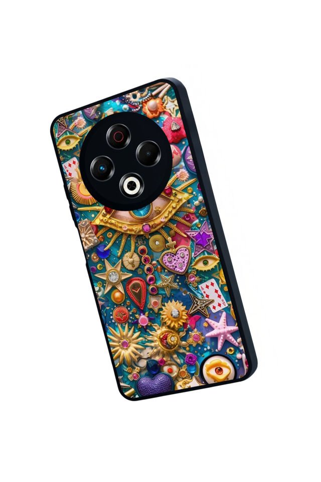 Tecno Spark 30 Uyumlu Göz Tasarımlı Glossy Premium Kılıf