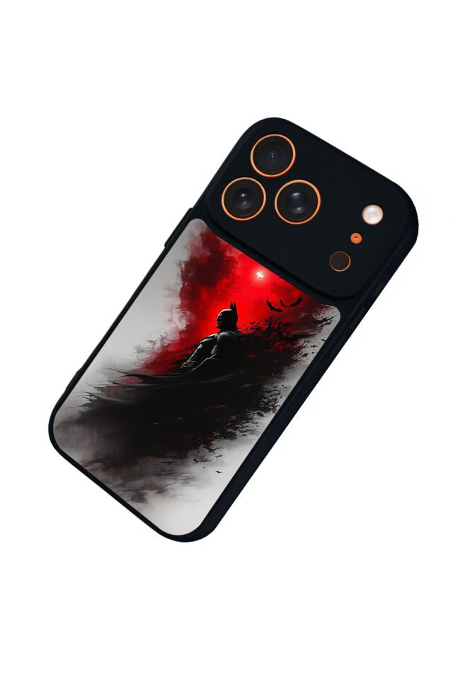 iPhone 17 Pro Uyumlu Batman Tasarımlı Glossy Premium Kılıf