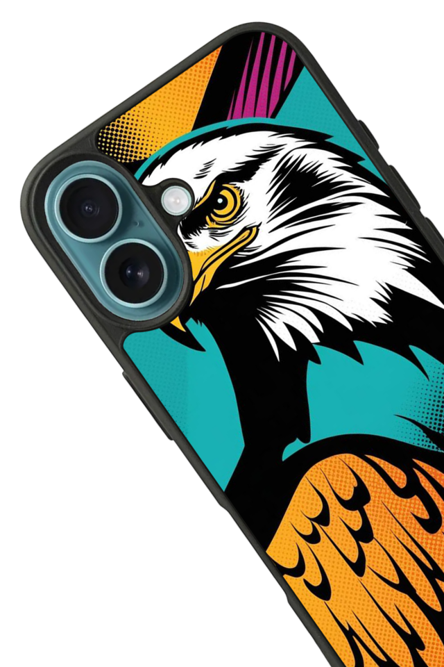 iPhone 16 Uyumlu Besiktas Tasarımlı Glossy Premium Kılıf