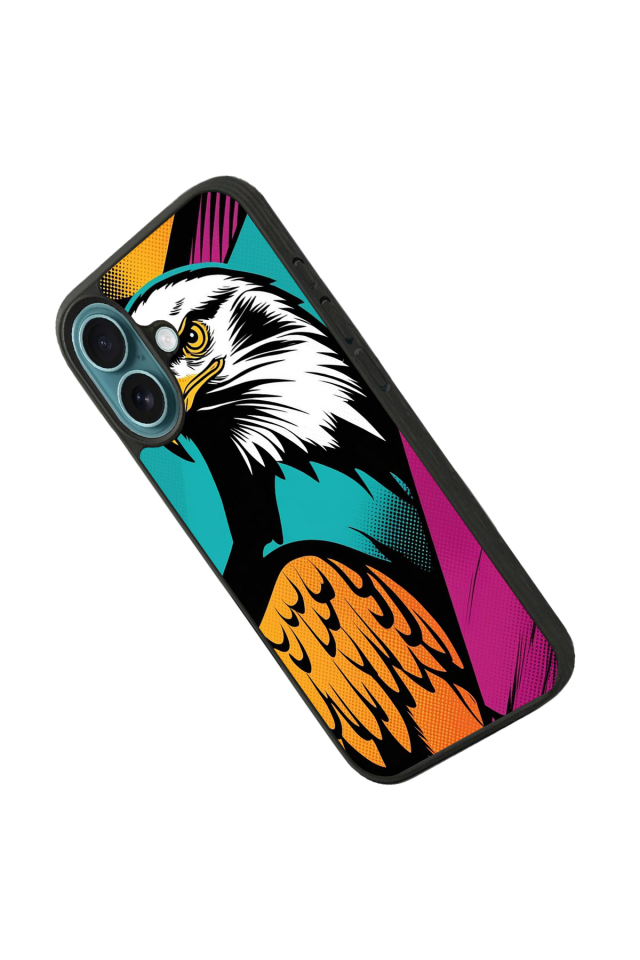 iPhone 16 Uyumlu Besiktas Tasarımlı Glossy Premium Kılıf