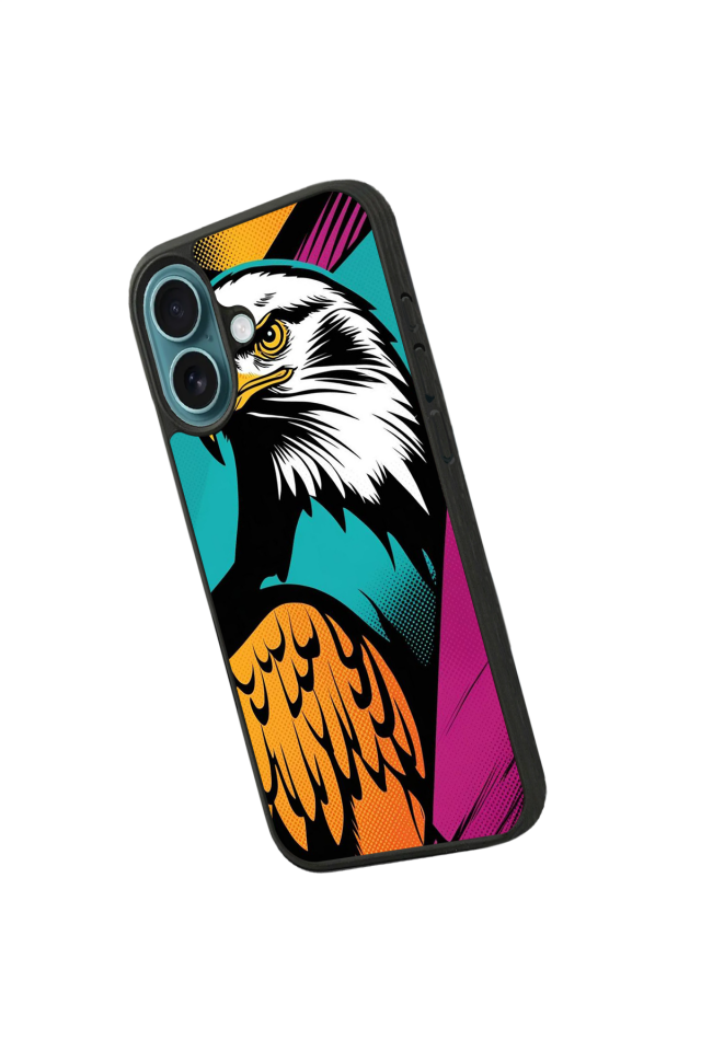 iPhone 16 Uyumlu Besiktas Tasarımlı Glossy Premium Kılıf