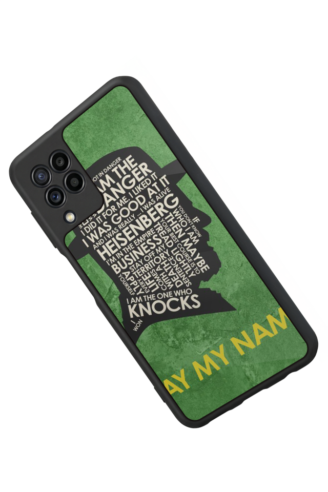 Samsung Galaxy M32 Uyumlu BreakingBad Tasarımlı Glossy Premium Kılıf