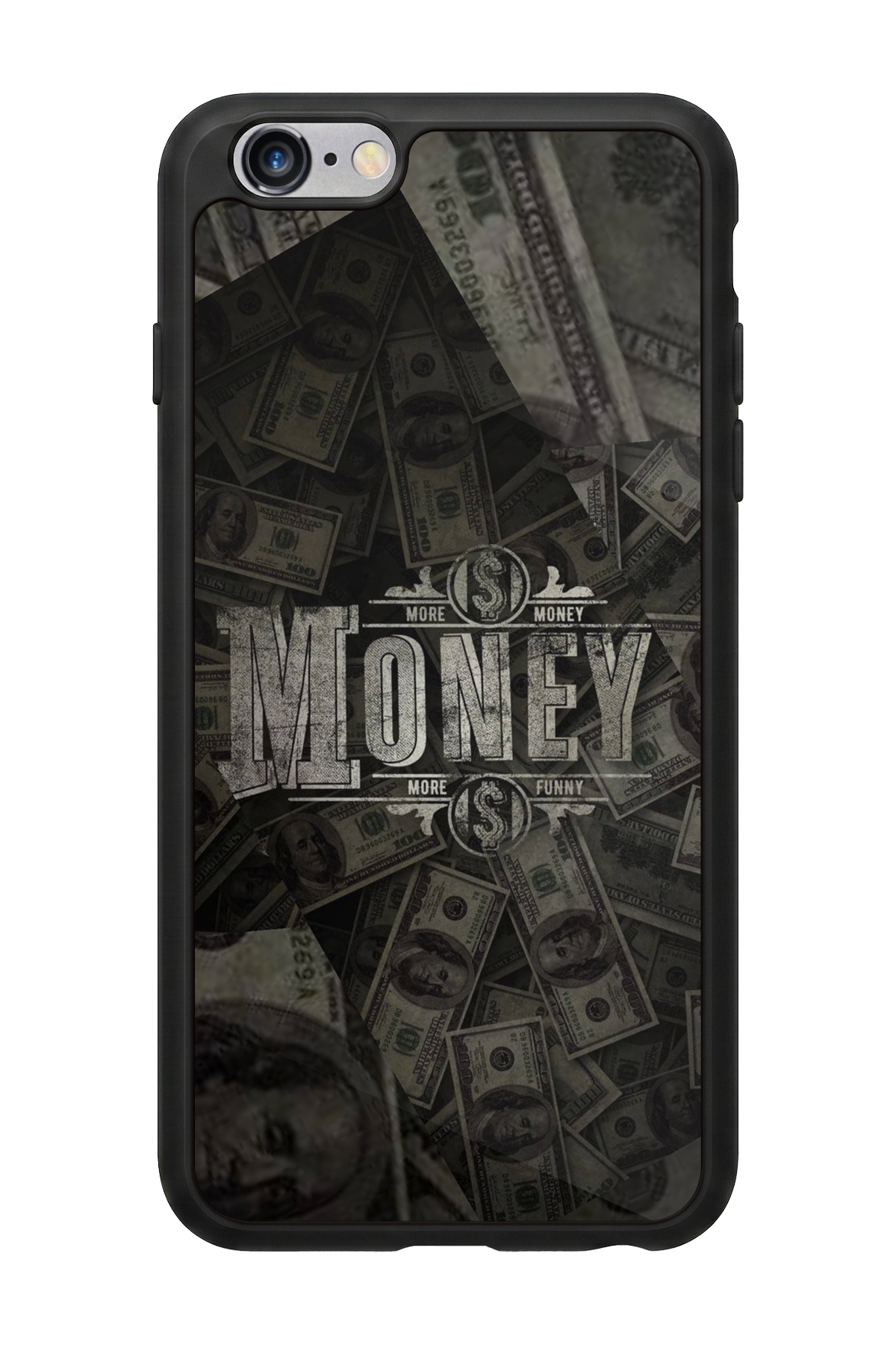 iPhone 6 Plus Uyumlu Money Para Tasarımlı Glossy Premium Kılıf