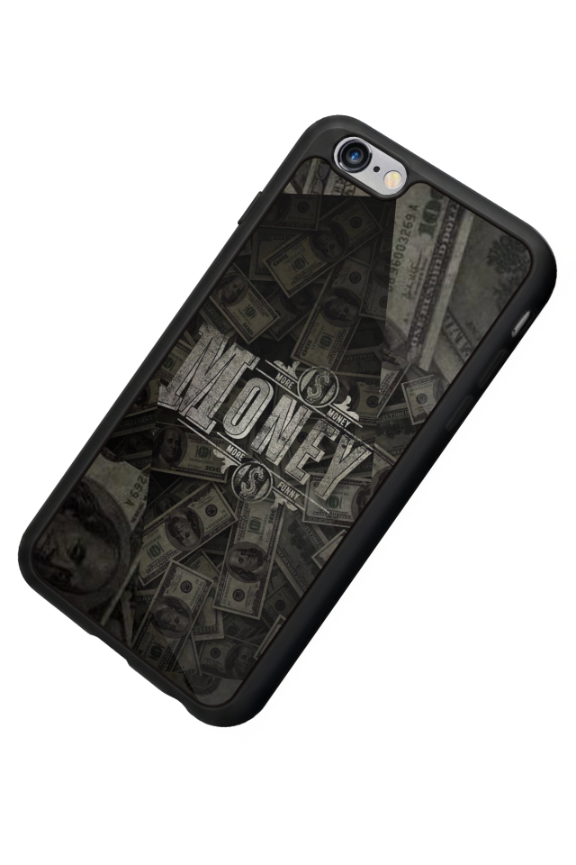 iPhone 6 Plus Uyumlu Money Para Tasarımlı Glossy Premium Kılıf
