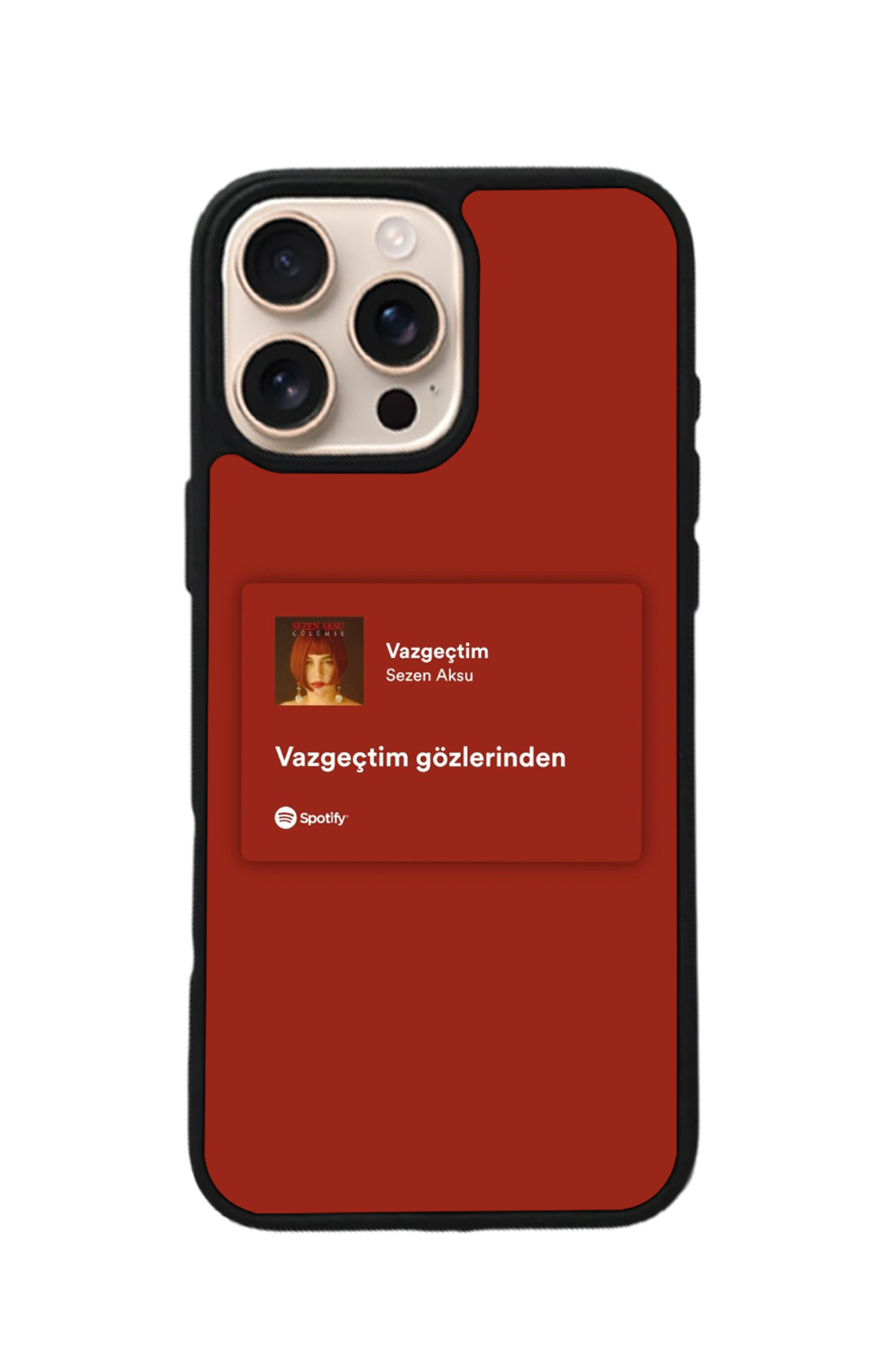 iPhone 14 Pro Uyumlu Sarki Sozleri Tasarımlı Glossy Premium Kılıf
