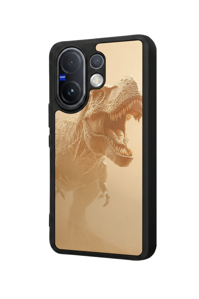 Vivo V60 Uyumlu Dinazor Tasarımlı Glossy Premium Kılıf