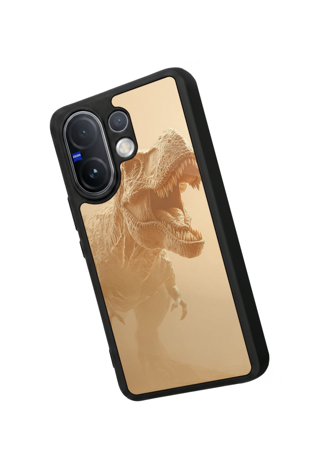 Vivo V60 Uyumlu Dinazor Tasarımlı Glossy Premium Kılıf