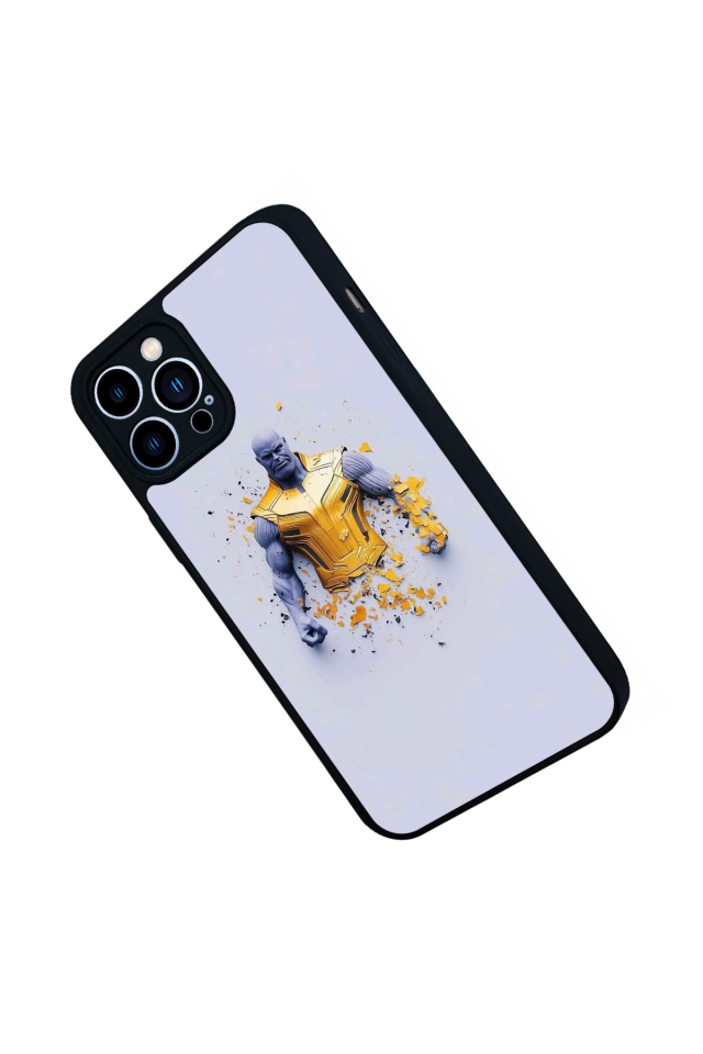 iPhone 12 Pro Max Uyumlu Thanos Tasarımlı Glossy Premium Kılıf