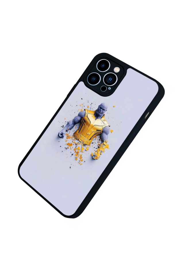 iPhone 12 Pro Max Uyumlu Thanos Tasarımlı Glossy Premium Kılıf