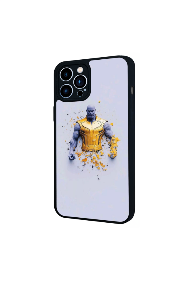 iPhone 12 Pro Max Uyumlu Thanos Tasarımlı Glossy Premium Kılıf