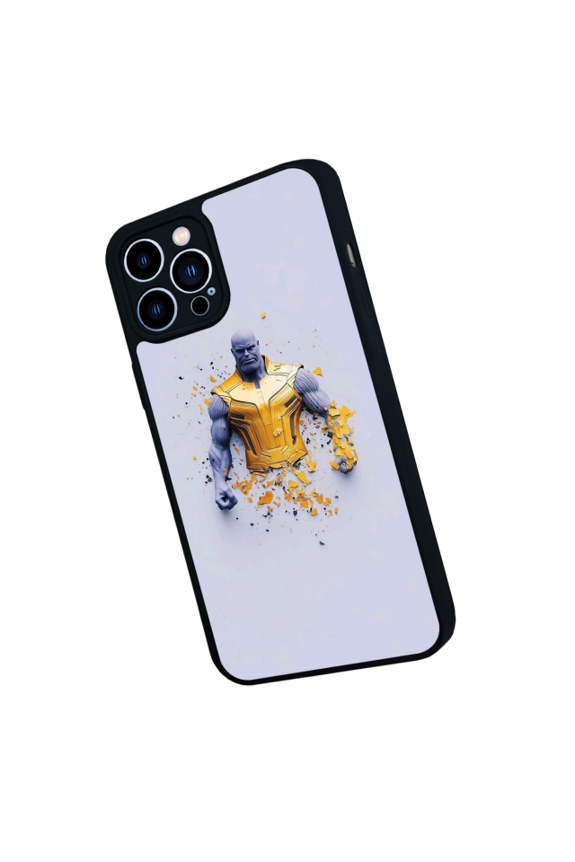iPhone 12 Pro Max Uyumlu Thanos Tasarımlı Glossy Premium Kılıf