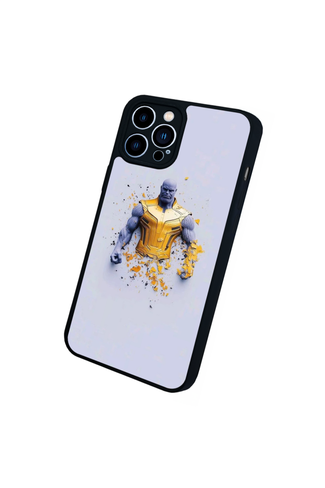 iPhone 12 Pro Max Uyumlu Thanos Tasarımlı Glossy Premium Kılıf