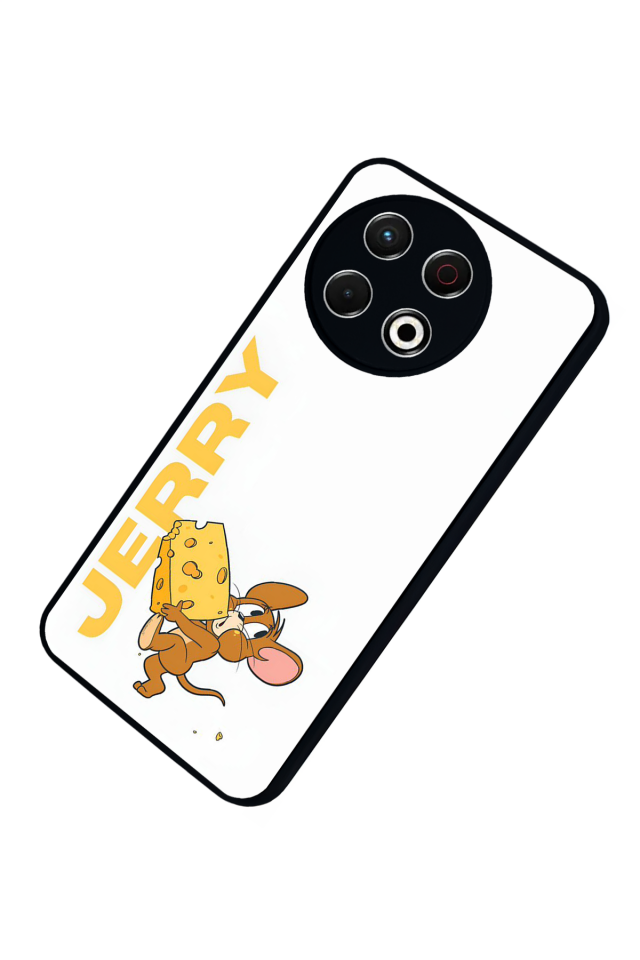 Tecno Spark 30 Pro Uyumlu Tom And Jerry Tasarımlı Glossy Premium Kılıf