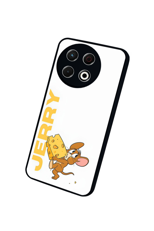 Tecno Spark 30 Pro Uyumlu Tom And Jerry Tasarımlı Glossy Premium Kılıf