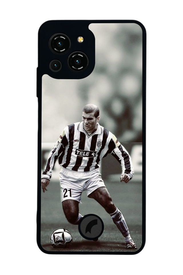 Reeder S23 Pro Max Uyumlu Zidane Tasarımlı Glossy Premium Kılıf