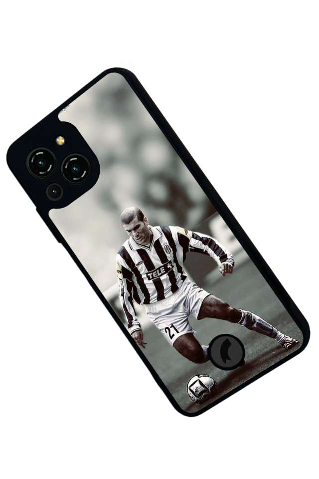 Reeder S23 Pro Max Uyumlu Zidane Tasarımlı Glossy Premium Kılıf