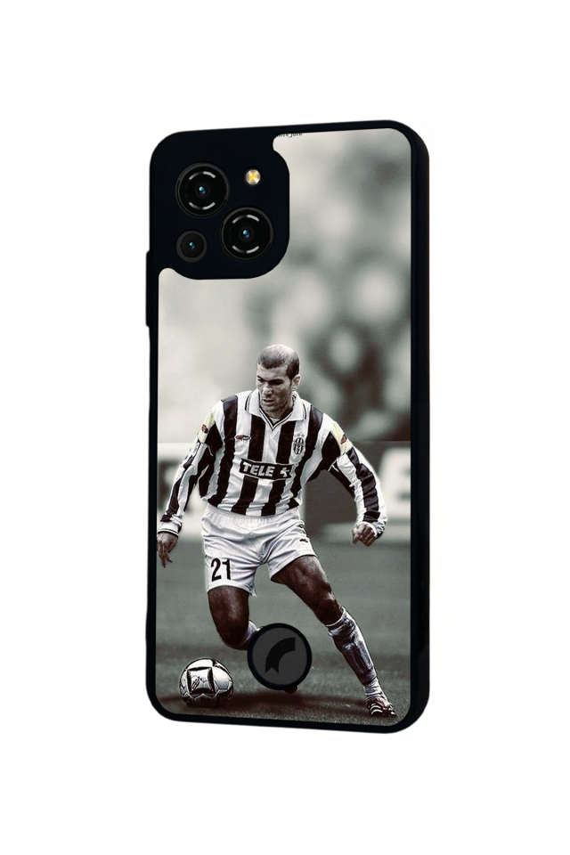 Reeder S23 Pro Max Uyumlu Zidane Tasarımlı Glossy Premium Kılıf