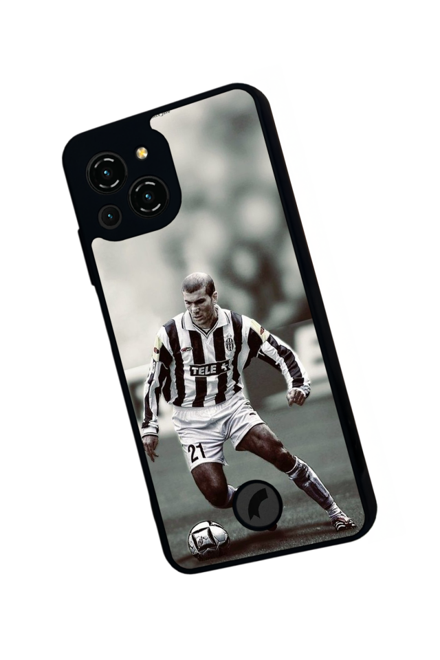 Reeder S23 Pro Max Uyumlu Zidane Tasarımlı Glossy Premium Kılıf