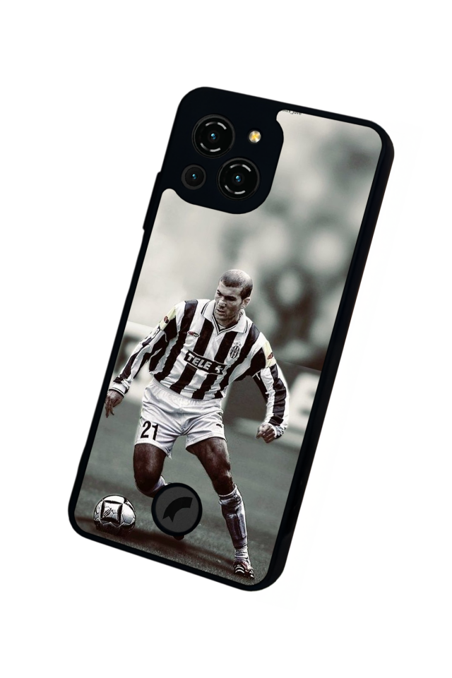 Reeder S23 Pro Max Uyumlu Zidane Tasarımlı Glossy Premium Kılıf