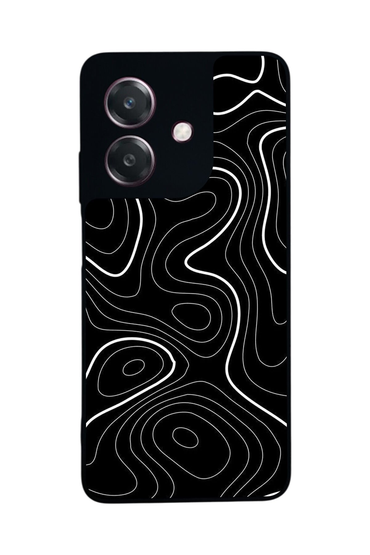 Oppo A3 5G Uyumlu Çizgi Sanatı Tasarımlı Glossy Premium Kılıf