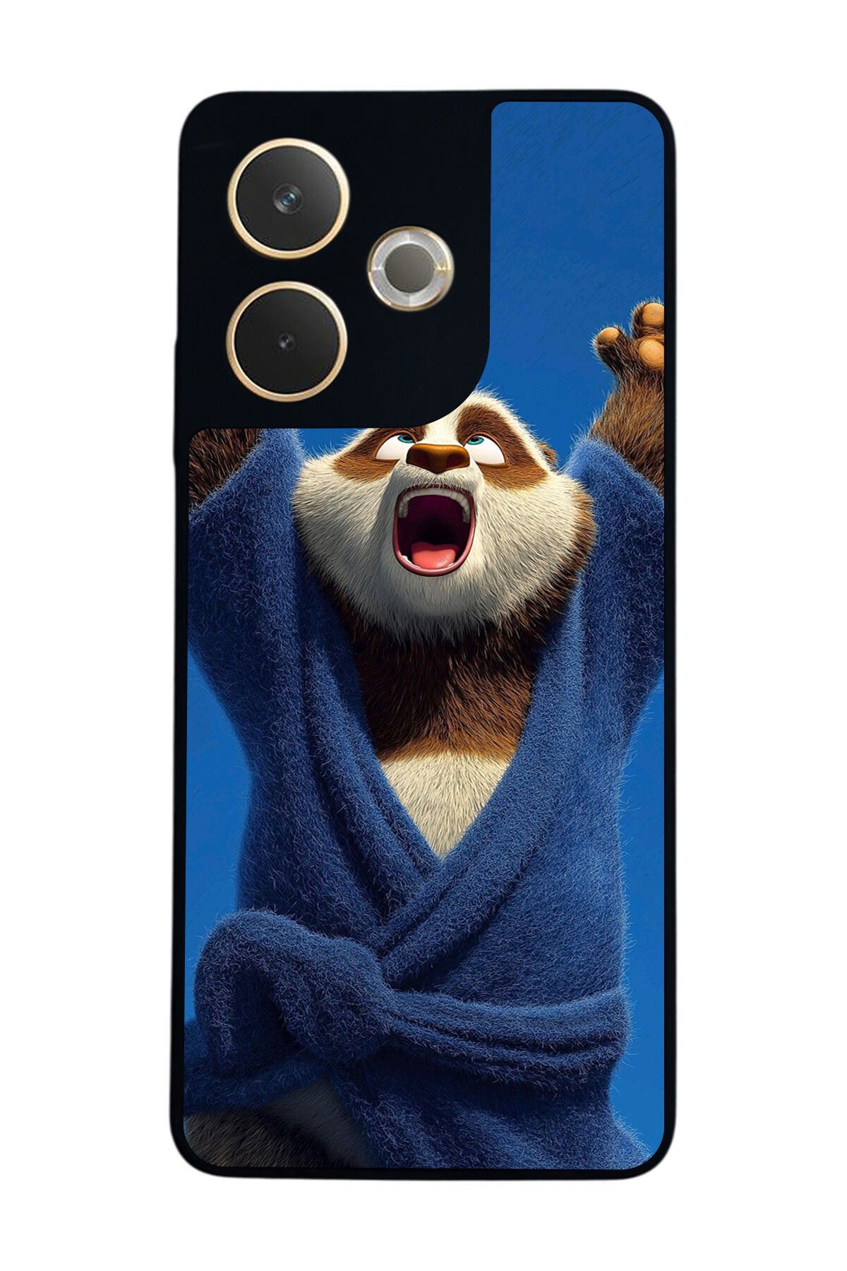 Oppo A5 Pro Uyumlu Kung Fu Panda Tasarımlı Glossy Premium Kılıf