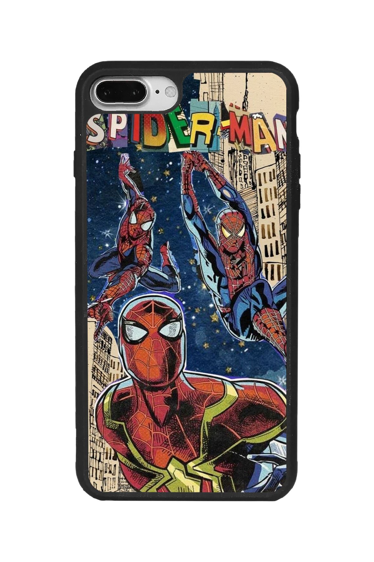 Apple iPhone 7 Plus Siyah Silikon Kılıf Çiziklere ve Darbelere Karşı Koruma