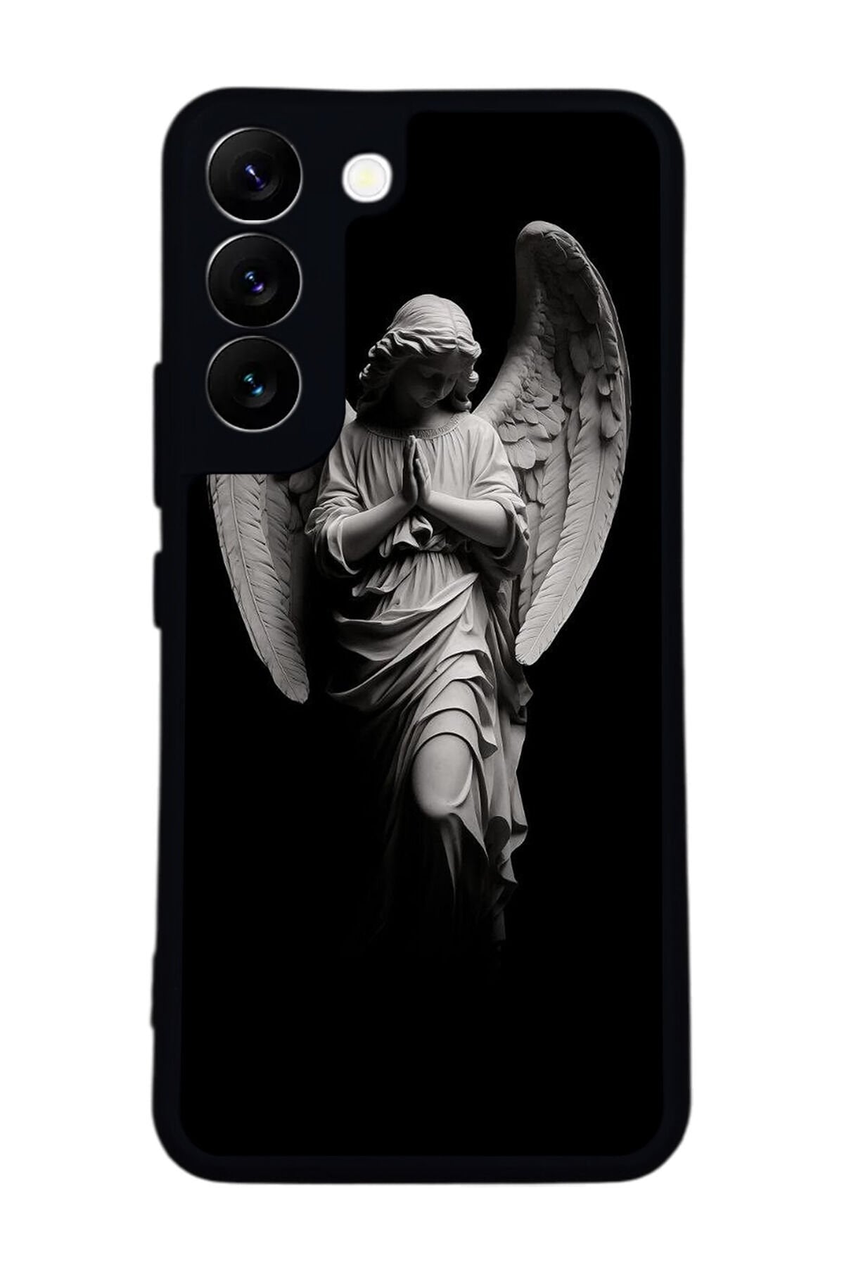 Samsung Galaxy S22 Uyumlu Melek Tasarımlı Glossy Premium Kılıf