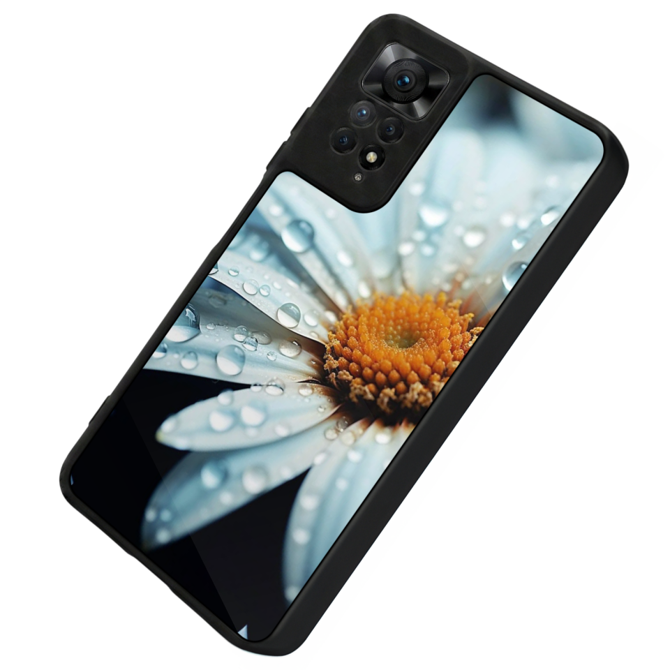 Xiaomi Redmi Note 12 Pro Uyumlu Cicek Tasarımlı Glossy Premium Kılıf