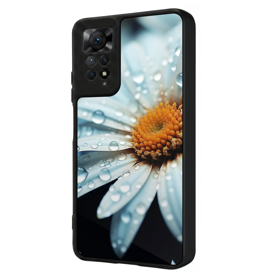 Xiaomi Redmi Note 12 Pro Uyumlu Cicek Tasarımlı Glossy Premium Kılıf