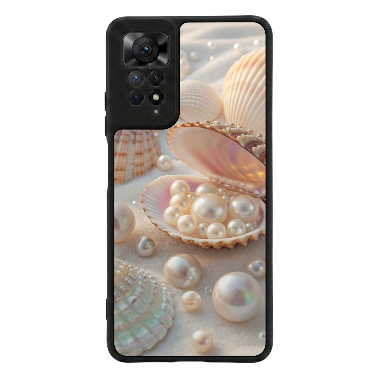 Xiaomi Redmi Note 11 Pro Uyumlu  İnci Tasarımlı Glossy Premium Kılıf