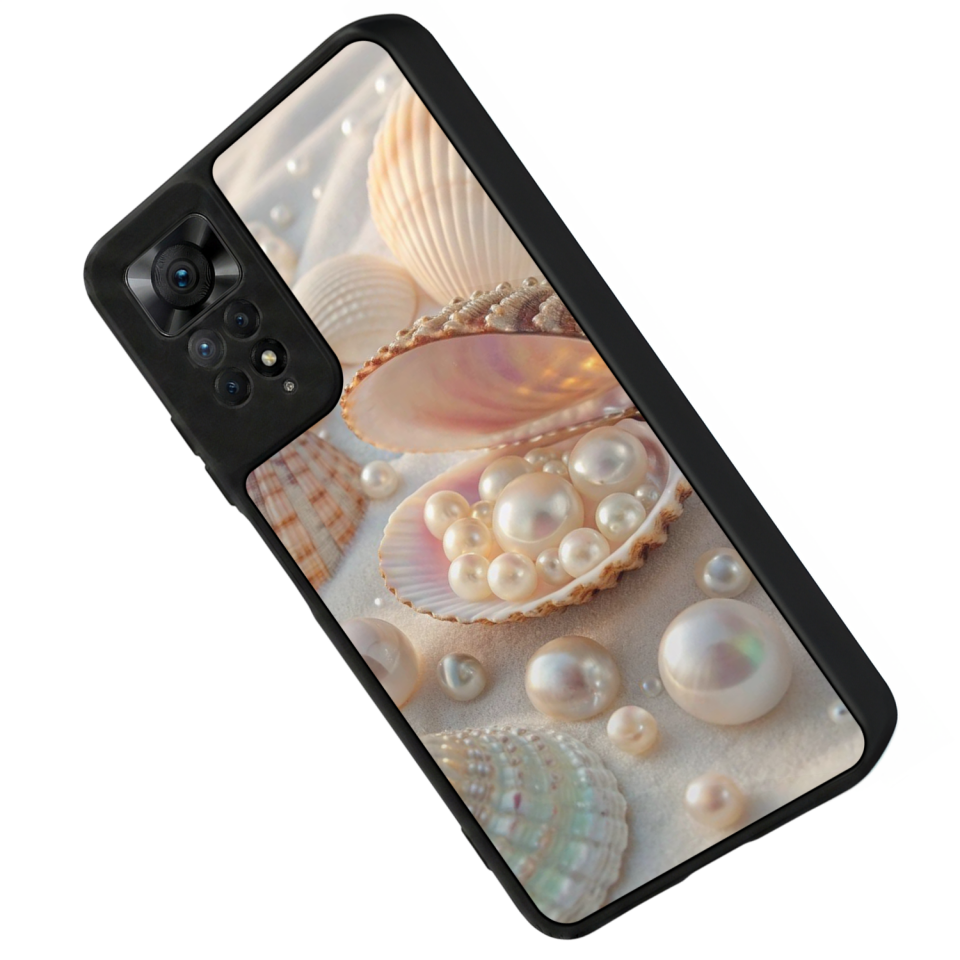 Xiaomi Redmi Note 11 Pro Uyumlu  İnci Tasarımlı Glossy Premium Kılıf