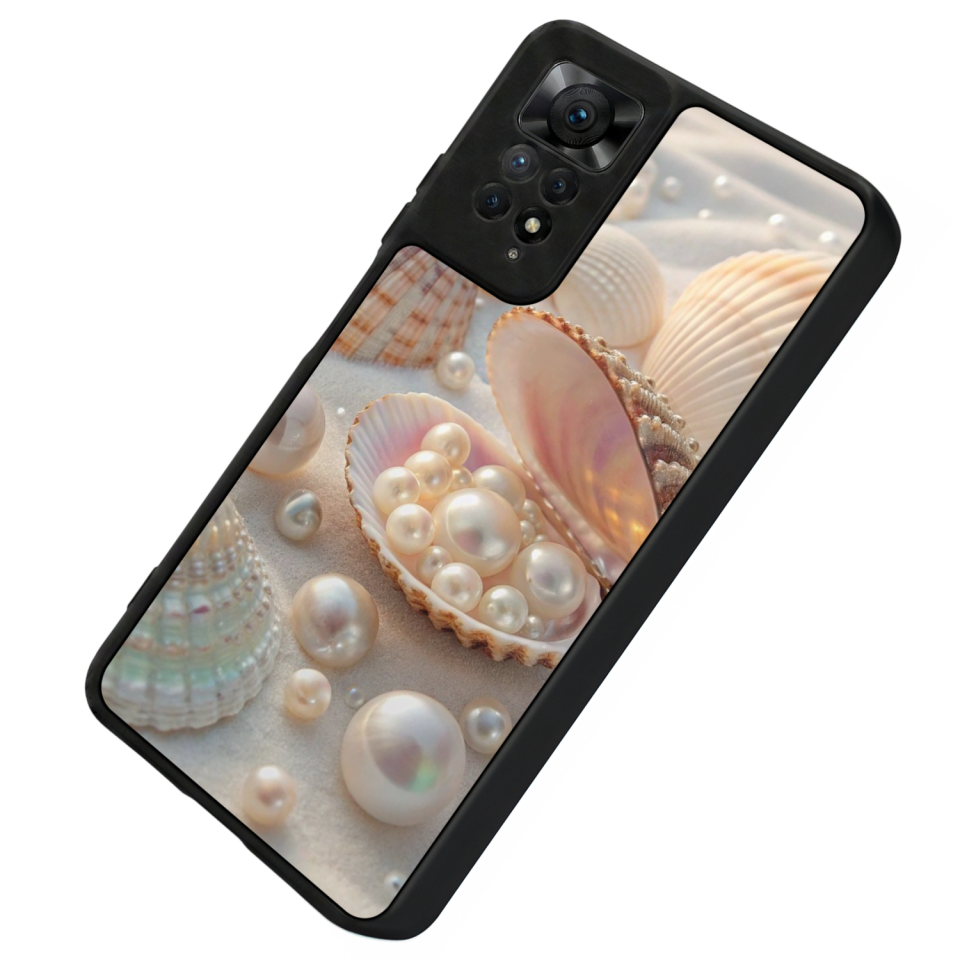 Xiaomi Redmi Note 11 Pro Uyumlu  İnci Tasarımlı Glossy Premium Kılıf