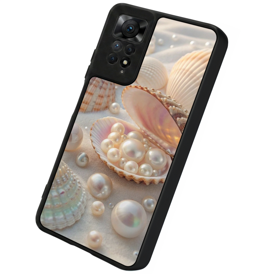 Xiaomi Redmi Note 11 Pro Uyumlu  İnci Tasarımlı Glossy Premium Kılıf