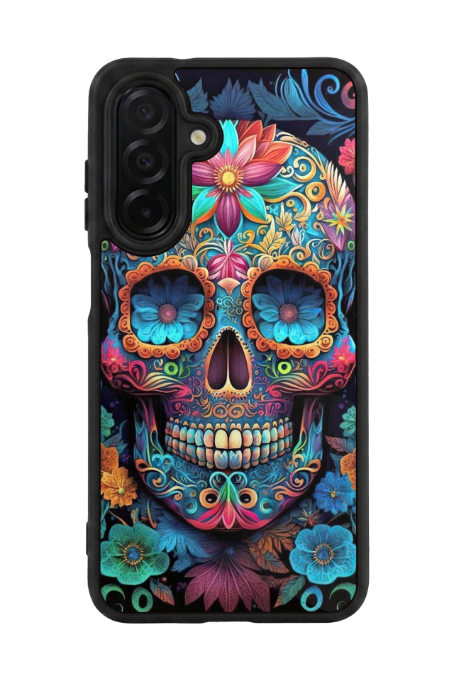 Samsung Galaxy A56 Uyumlu KuruKafa Tasarımlı Glossy Premium Kılıf