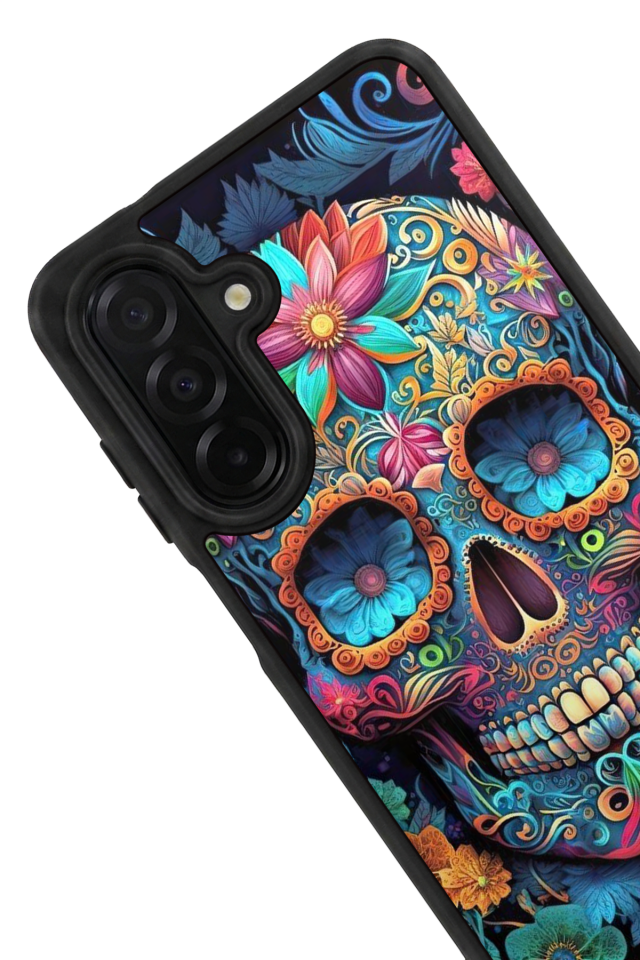 Samsung Galaxy A56 Uyumlu KuruKafa Tasarımlı Glossy Premium Kılıf