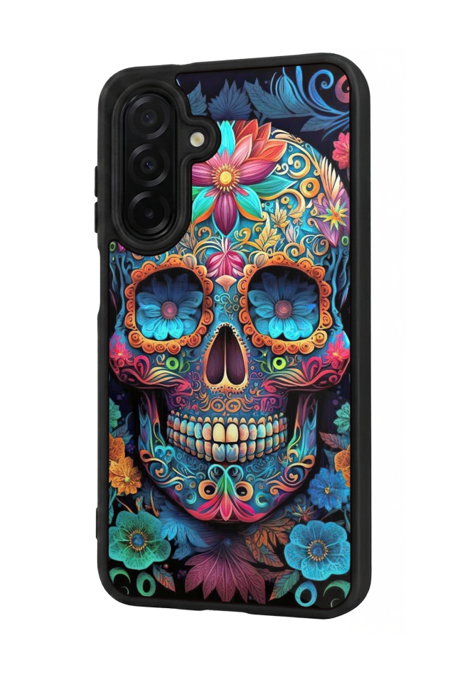 Samsung Galaxy A56 Uyumlu KuruKafa Tasarımlı Glossy Premium Kılıf