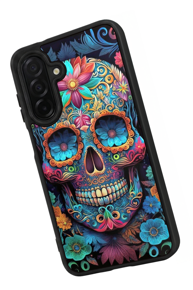 Samsung Galaxy A56 Uyumlu KuruKafa Tasarımlı Glossy Premium Kılıf